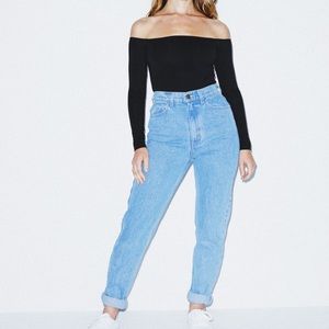 American Apparel Denim High Waisted Jeans